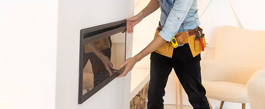Metal Fireplace Installation in Parkway, California