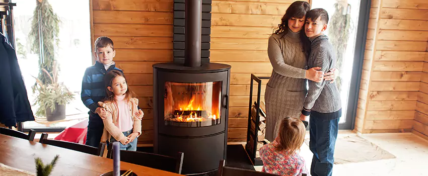 Morso Cast Iron Fireplace Insert Installation in Parkway, California