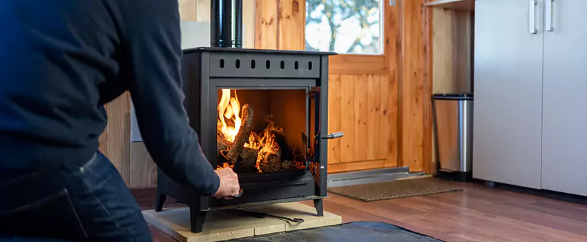 Open Hearth Wood Fireplace Installation in Parkway, CA