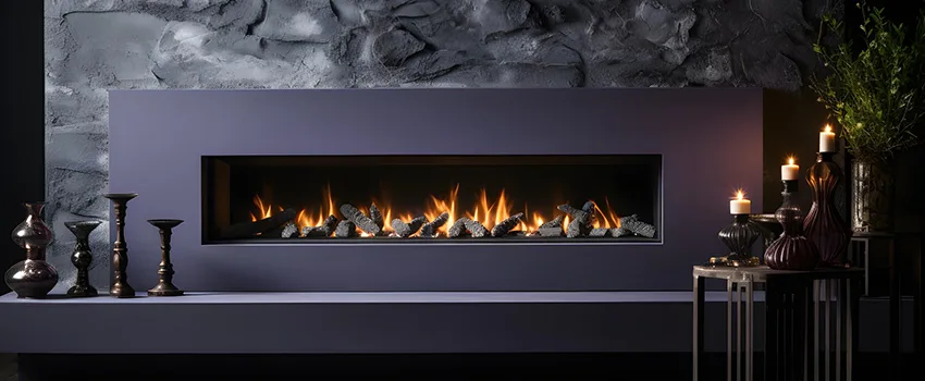 Ember Bed for Ventless Gas Fireplace in Parkway, CA