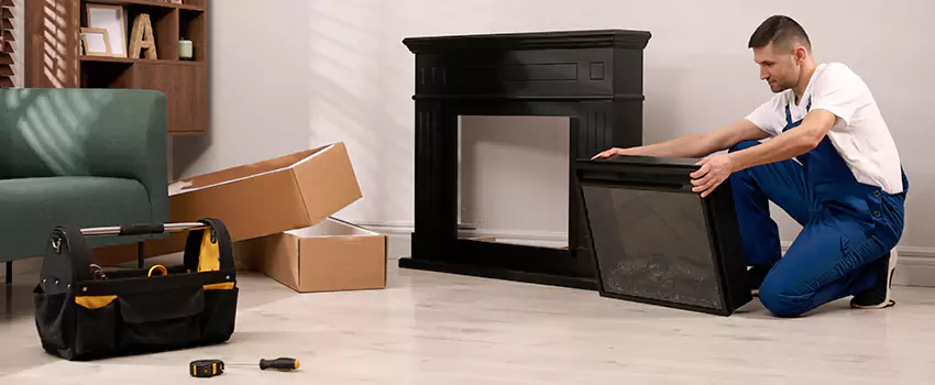 Old Rusted Metal Fireplace Repair And Replacement in Parkway, CA